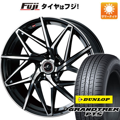 クーポン配布中 【新品国産5穴114.3車】 夏タイヤ ホイール4本セット 225/60R18 ダンロップ グラントレック PT5 ウェッズ レオニス IT 18インチ :fuji 1341 136877 40821 40821:フジコーポレーション