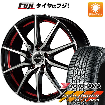 【新品国産5穴100車】 夏タイヤ ホイール4本セット 225/60R17 ヨコハマ ジオランダー A/T G015 RBL MID シュナイダー RX810 17インチ｜fujicorporation