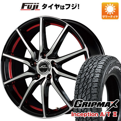 【新品】シエンタ 2015-22 夏タイヤ ホイール４本セット 185/60R15 グリップマックス インセプション A/TII RWL(限定) MID シュナイダー RX810 15インチ｜fujicorporation