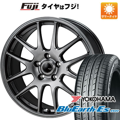 【新品国産5穴114.3車】 夏タイヤ ホイール4本セット 215/60R16 ヨコハマ ブルーアース ES32 モンツァ ZACK JP-205 16インチ｜fujicorporation