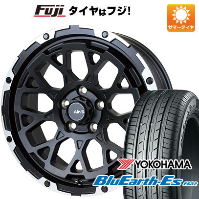 【新品国産5穴114.3車】 夏タイヤ ホイール４本セット 225/60R17 ヨコハマ ブルーアース ES32 フォーバイフォーエンジニア エアージー ロックス 17インチ :fuji 1845 147238 35485 35485:フジコーポレーション