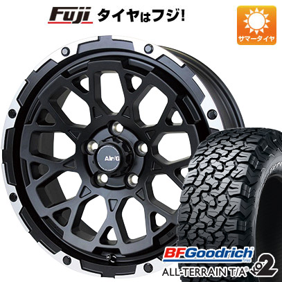 【新品】ジムニーシエラ 夏タイヤ ホイール4本セット 225/70R16 BFグッドリッチ オールテレーンT/A KO2 RWL/RBL 4x4エンジニア エアージー ロックス 16インチ :fuji 16701 147236 22213 22213:フジコーポレーション