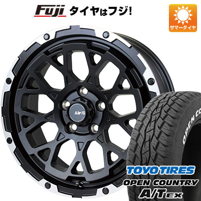 【新品国産5穴114.3車】 夏タイヤ ホイール4本セット 215/70R16 トーヨー オープンカントリー A/T EX フォーバイフォーエンジニア エアージー ロックス 16インチ :fuji 1581 147237 33426 33426:フジコーポレーション