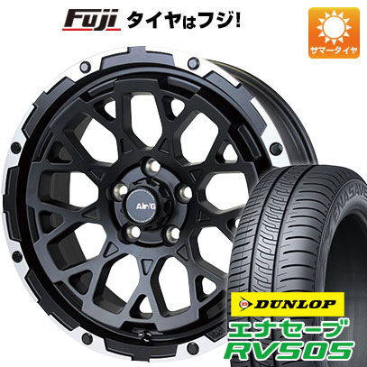 【新品国産5穴114.3車】 夏タイヤ ホイール４本セット 215/60R17 ダンロップ エナセーブ RV505 フォーバイフォーエンジニア エアージー ロックス 17インチ :fuji 1843 147238 29339 29339:フジコーポレーション