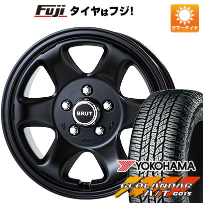 クーポン配布中 【新品国産5穴114.3車】 夏タイヤ ホイール4本セット 215/70R16 ヨコハマ ジオランダー A/T G015 RBL トライスター BRUT BR 44 16インチ :fuji 1581 151470 24494 24494:フジコーポレーション