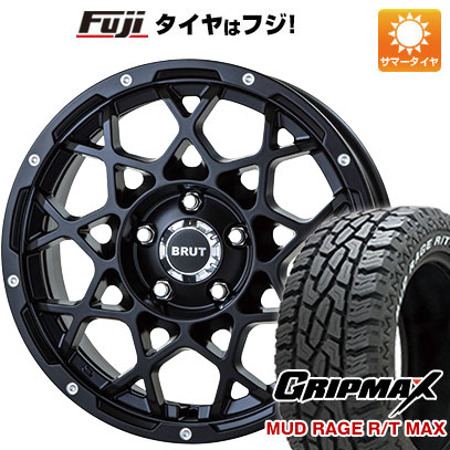 【新品国産5穴114.3車】 夏タイヤ ホイール4本セット 215/65R16 グリップマックス マッドレイジR/T MAX RWL(限定) トライスター BRUT BR 55 16インチ :fuji 1310 151449 33237 33237:フジコーポレーション