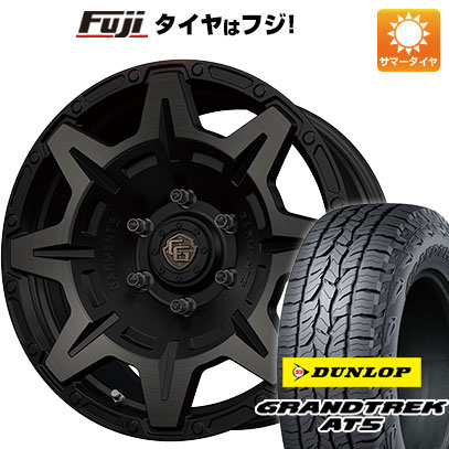 【新品国産5穴114.3車】 夏タイヤ ホイール4本セット 235/70R16 ダンロップ グラントレック AT5 ウェッズ クロスオーバーガーメンツ Style M 16インチ :fuji 7121 128341 32868 32868:フジコーポレーション