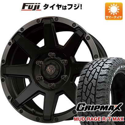 【新品国産6穴139.7車】 夏タイヤ ホイール4本セット 285/70R17 GRIPMAX マッドレイジR/T MAX RWL(限定2021年製) ウェッズ CROSSOVER GARMENTS Style U 17インチ :fuji 11822 128339 39616 39616:フジコーポレーション