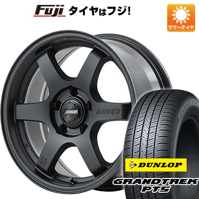 クーポン配布中 【新品国産5穴114.3車】 夏タイヤ ホイール4本セット 225/70R16 ダンロップ グラントレック PT5 レイズ グラムライツ 57DR X2 16インチ :fuji 2563 139240 40824 40824:フジコーポレーション