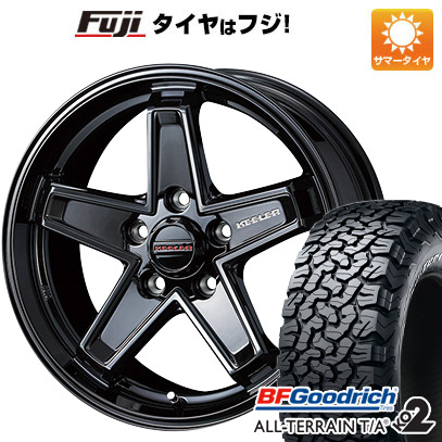 【新品国産5穴114.3車】 夏タイヤ ホイール4本セット 245/65R17 BFグッドリッチ オールテレーンT/A KO2 RWL/RBL ウェッズ キーラー タクティクス 17インチ :fuji 19901 123083 23754 23754:フジコーポレーション