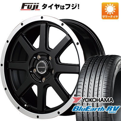 【パンク保証付】【新品国産5穴114.3車】 夏タイヤ ホイール4本セット 215/65R16 ヨコハマ ブルーアース RV 03 MID ロードマックス WF 8 16インチ :fuji 1310 132929 36883 36883:フジコーポレーション