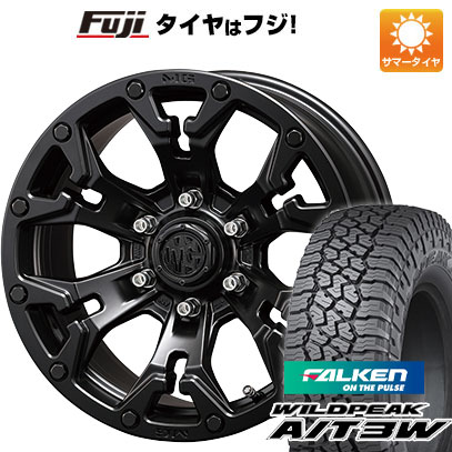 【新品国産6穴139.7車】 夏タイヤ ホイール4本セット 275/55R20 ファルケン ワイルドピーク A/T3W クリムソン マーテルギア(MG) ゴーレム 20インチ｜fujicorporation