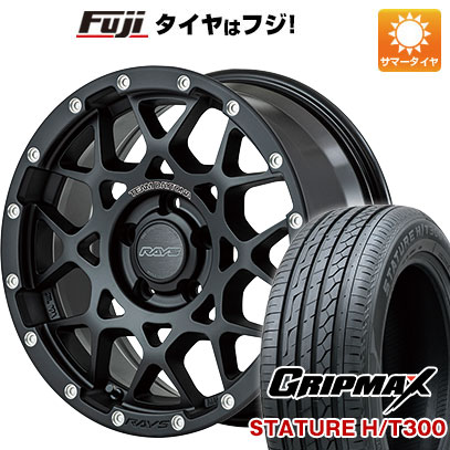 クーポン配布中 【新品国産5穴114.3車】 夏タイヤ ホイール4本セット 225/65R17 グリップマックス スタチャー H/T300 BSW（限定） レイズ デイトナ M8 17インチ :fuji 2182 139333 40203 40203:フジコーポレーション