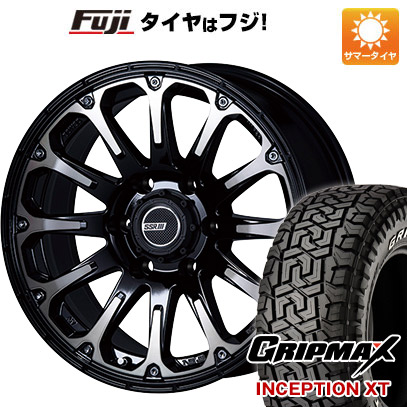 【新品】プラド 夏タイヤ ホイール4本セット 265/65R17 グリップマックス インセプション X/T RWL(限定) SSR ディバイド FT アッシュブラック 17インチ :fuji 11822 142972 33364 33364:フジコーポレーション