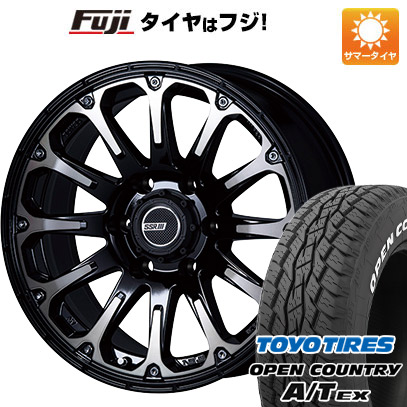 【新品】ヤリスクロス 夏タイヤ ホイール4本セット 205/65R16 トーヨー オープンカントリー A/T EX SSR ディバイド FT アッシュブラック 16インチ｜fujicorporation