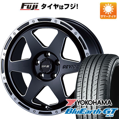 クーポン配布中 【新品国産5穴114.3車】 夏タイヤ ホイール4本セット 215/65R16 ヨコハマ ブルーアース GT AE51 SSR ディバイド TR 6 16インチ :fuji 1310 142962 28572 28572:フジコーポレーション