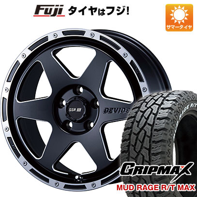 クーポン配布中 【新品国産5穴114.3車】 夏タイヤ ホイール4本セット 215/65R16 グリップマックス マッドレイジR/T MAX RWL(限定) SSR ディバイド TR 6 16インチ :fuji 1310 142962 33237 33237:フジコーポレーション