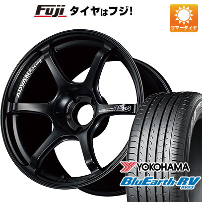 【パンク保証付】【新品国産5穴114.3車】 夏タイヤ ホイール4本セット 225/50R18 ヨコハマ ブルーアース RV 03 ヨコハマ アドバンレーシング RG4 18インチ :fuji 1301 121699 36869 36869:フジコーポレーション