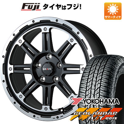 【新品国産5穴114.3車】 夏タイヤ ホイール4本セット 225/65R17 ヨコハマ ジオランダー A/T G015 RBL ブレスト バーンズテック ブレイブストリーム 17インチ :fuji 2182 126126 22902 22902:フジコーポレーション