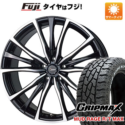 【新品国産5穴114.3車】 夏タイヤ ホイール4本セット 195/65R15 グリップマックス マッドレイジR/T MAX RWL(限定) HOT STUFF クロノス CH 110 15インチ :fuji 1961 146315 33232 33232:フジコーポレーション