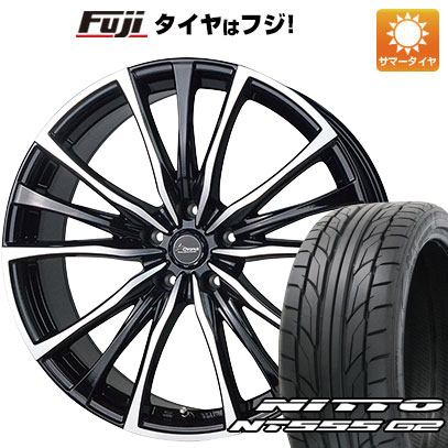 【パンク保証付き】【新品国産5穴100車】 夏タイヤ ホイール４本セット 215/40R18 ニットー NT555 G2 ホットスタッフ クロノス CH-110 18インチ