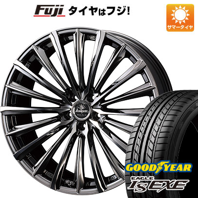 【新品国産5穴114.3】 夏タイヤ ホイール4本セット 235/50R18 グッドイヤー イーグル エルエス エグゼ(限定) ウェッズ クレンツェ ヴィルハーム 225EVO 18インチ :fuji 454 136833 31588 31588:フジコーポレーション