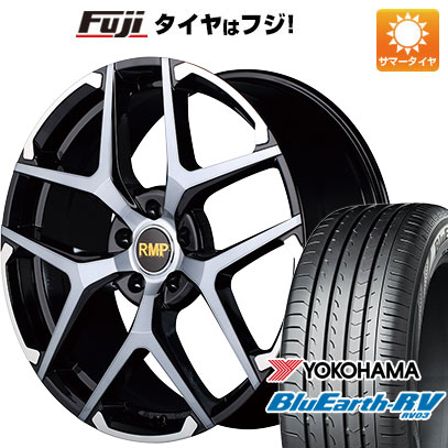 【パンク保証付】【新品国産5穴100車】 夏タイヤ ホイール4本セット 245/45R19 ヨコハマ ブルーアース RV-03 MID RMP 025FX 19インチ｜fujicorporation