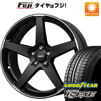 【新品国産5穴114.3車】 夏タイヤ ホイール4本セット 225/45R18 グッドイヤー イーグル エルエス エグゼ(限定) モモ ファイブ 18インチ :fuji 1261 126933 31587 31587:フジコーポレーション