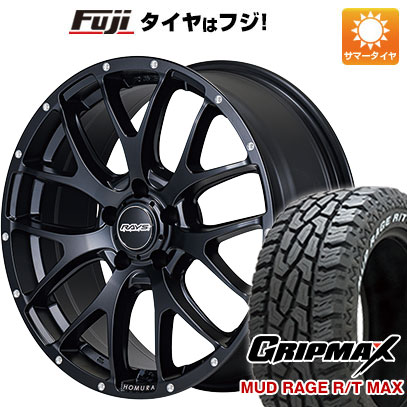 【新品国産5穴114.3車】 夏タイヤ ホイール4本セット 215/65R16 グリップマックス マッドレイジR/T MAX RWL(限定) レイズ ホムラ 2X7FA 16インチ｜fujicorporation