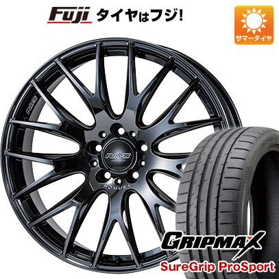 【新品国産5穴114.3】 夏タイヤ ホイール4本セット 245/40R20 グリップマックス PRO SPORTS BSW（限定） レイズ ホムラ 2X9Plus JET BLACK EDITIONIII 20インチ :fuji 1461 139631 38318 38318:フジコーポレーション