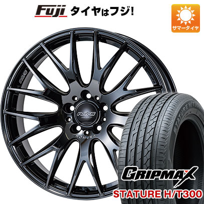 【新品国産5穴114.3車】 夏タイヤ ホイール4本セット 235/50R18 グリップマックス スタチャー H/T300 BSW レイズ ホムラ 2X9Plus JET BLACK EDITIONIII 18インチ :fuji 454 139762 40204 40204:フジコーポレーション