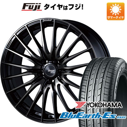 クーポン配布中 【新品国産5穴114.3車】 夏タイヤ ホイール4本セット 245/40R19 ヨコハマ ブルーアース ES32 SSR ブリッカー 01F アッシュブラック 19インチ :fuji 1122 142949 35461 35461:フジコーポレーション