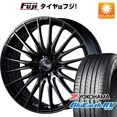 【パンク保証付】【新品国産5穴114.3車】 夏タイヤ ホイール4本セット 245/45R19 ヨコハマ ブルーアース RV 03 SSR ブリッカー 01F アッシュブラック 19インチ :fuji 1141 142949 36866 36866:フジコーポレーション