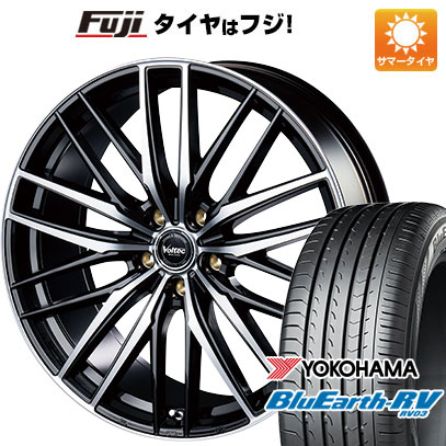 【パンク保証付】【新品国産5穴114.3車】 夏タイヤ ホイール4本セット 225/45R18 ヨコハマ ブルーアース RV 03 ボルテック ユーロスポーツ 18インチ :fuji 1261 113567 36868 36868:フジコーポレーション