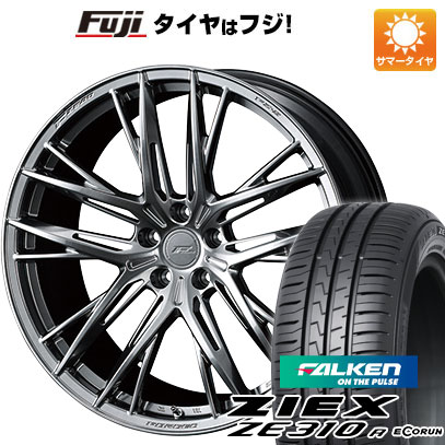 【新品国産車用 5穴114.3車】 夏タイヤ ホイール4本セット 225/50R18 ファルケン ジークス ZE310R エコラン（限定） ウェッズ F-ZERO FZ-5 18インチ