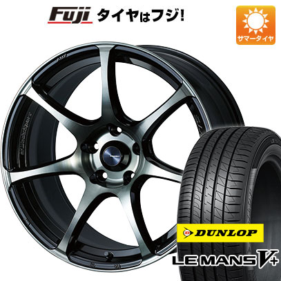 【新品国産5穴100車】 夏タイヤ ホイール4本セット 205/50R17 ダンロップ ルマン V+(ファイブプラス) ウェッズ ウェッズスポーツ SA 75R 17インチ :fuji 1671 136898 40673 40673:フジコーポレーション