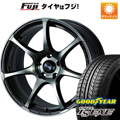 【新品国産5穴114.3車】 夏タイヤ ホイール4本セット 215/45R18 グッドイヤー イーグル エルエス エグゼ(限定) ウェッズ ウェッズスポーツ SA 75R 18インチ :fuji 1130 136901 31586 31586:フジコーポレーション