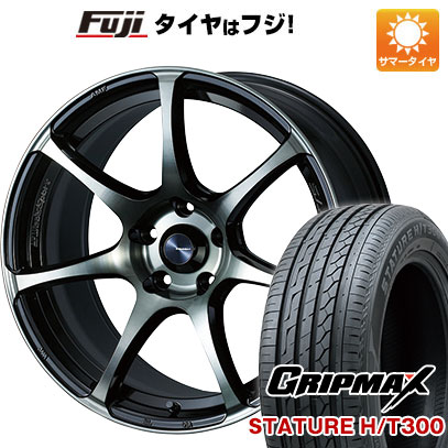 【新品国産5穴114.3車】 夏タイヤ ホイール4本セット 225/55R18 グリップマックス スタチャー H/T300 BSW（限定） ウェッズ ウェッズスポーツ SA 75R 18インチ :fuji 1321 136903 40200 40200:フジコーポレーション