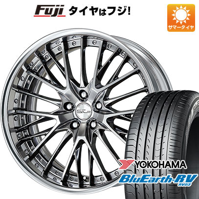 【パンク保証付】【新品国産車用 5穴114.3車】 夏タイヤ ホイール4本セット 245/40R19 ヨコハマ ブルーアース RV-03 ワーク シュヴァート SG2 19インチ