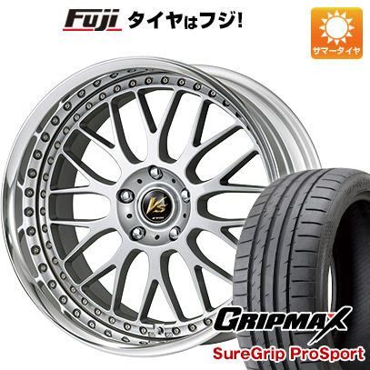 【新品国産5穴100車】 夏タイヤ ホイール4本セット 225/40R18 グリップマックス シュアグリップ PRO SPORTS BSW（限定） ワーク VS VS XX 18インチ :fuji 2287 140774 38309 38309:フジコーポレーション