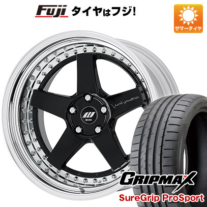 【新品国産5穴114.3車】 夏タイヤ ホイール4本セット 225/40R19 グリップマックス PRO SPORTS BSW（限定） ワーク ジスタンス W5S サンドイッチ 19インチ :fuji 876 141743 38315 38315:フジコーポレーション