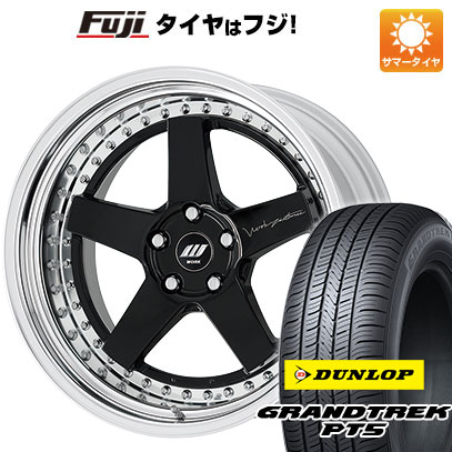 クーポン配布中 【新品国産5穴114.3車】 夏タイヤ ホイール4本セット 225/55R19 ダンロップ グラントレック PT5 ワーク ジスタンス W5S サンドイッチ 19インチ :fuji 2581 141744 40819 40819:フジコーポレーション