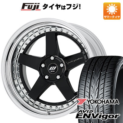 【新品国産5穴114.3車】 夏タイヤ ホイール4本セット 235/55R19 ヨコハマ エイビッド エンビガーS321 ワーク ジスタンス W5S サンドイッチ 19インチ :fuji 1121 141744 38558 38558:フジコーポレーション