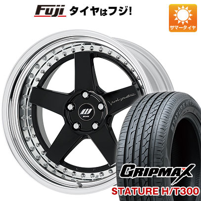 【新品国産5穴114.3車】 夏タイヤ ホイール4本セット 225/55R19 グリップマックス スタチャー H/T300 BSW（限定） ワーク ジスタンス W5S サンドイッチ 19インチ :fuji 2581 141744 40201 40201:フジコーポレーション