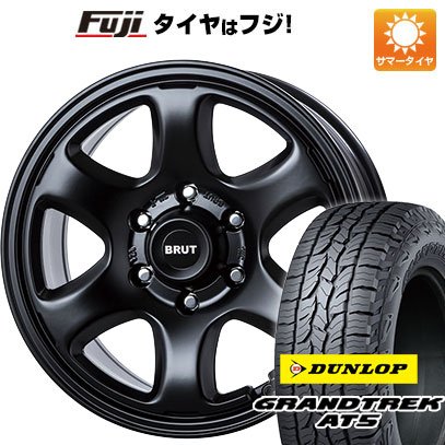 クーポン配布中 【新品国産6穴139.7車】 夏タイヤ ホイール4本セット 265/70R17 ダンロップ グラントレック AT5 トライスター BRUT BR 44 17インチ :fuji 11822 151473 41040 41040:フジコーポレーション