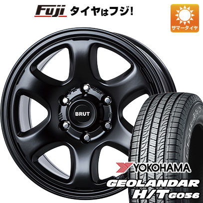 クーポン配布中 【新品国産6穴139.7車】 夏タイヤ ホイール4本セット 265/70R17 ヨコハマ ジオランダー H/T G056 トライスター BRUT BR 44 17インチ :fuji 11822 151473 21373 21373:フジコーポレーション