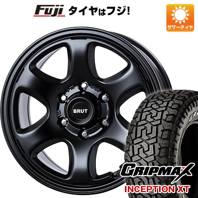 クーポン配布中 【新品】プラド 夏タイヤ ホイール4本セット 265/65R17 グリップマックス インセプション X/T RWL(限定) トライスター BRUT BR 44 17インチ :fuji 11822 151473 33364 33364:フジコーポレーション