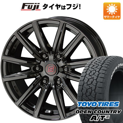 【新品】プラド 夏タイヤ ホイール4本セット 265/65R17 トーヨー オープンカントリー A/T III RWL/RBL 共豊 ザインSS ブラックエディション 17インチ :fuji 11822 115859 42854 42854:フジコーポレーション