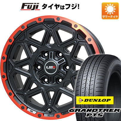 クーポン配布中 【新品国産6穴139.7車】 夏タイヤ ホイール4本セット 265/70R17 ダンロップ グラントレック PT5 レアマイスター LMG モンタグナ 17インチ :fuji 11822 120465 40835 40835:フジコーポレーション