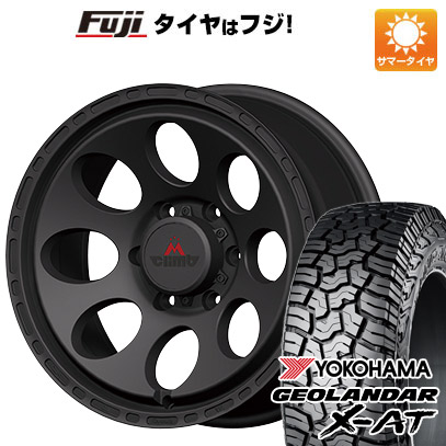 【新品国産車用 6穴139.7車】 夏タイヤ ホイール4本セット 285/70R17 ヨコハマ ジオランダー X-AT G016 エムクライム アストロ DC 17インチ